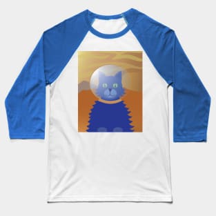 Felis Domesticus on Mars Baseball T-Shirt